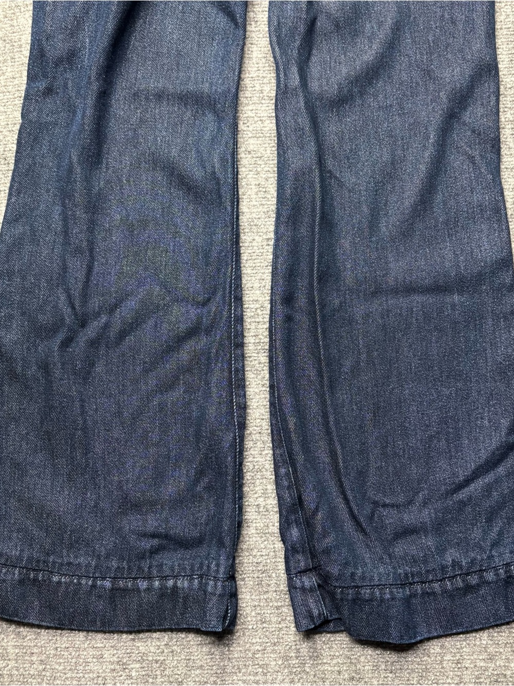 7 For All Mankind Jeans Womens 25 Blue Modern Dojo Tailorless Stormy Wide Leg - Picture 15 of 15